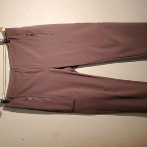 VTG CARGO - ADJUSTABLE LENGTH TAUPE SLACKS   SIZE 0.5 (6)